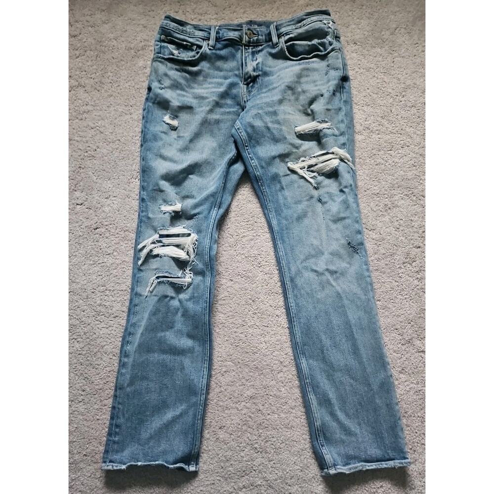 Vintage BKE Jake Straight Leg Men Jeans 34x32 Distressed Destroyed Denim